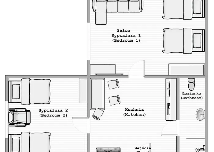 Zakodomki Tatrala Lägenhet